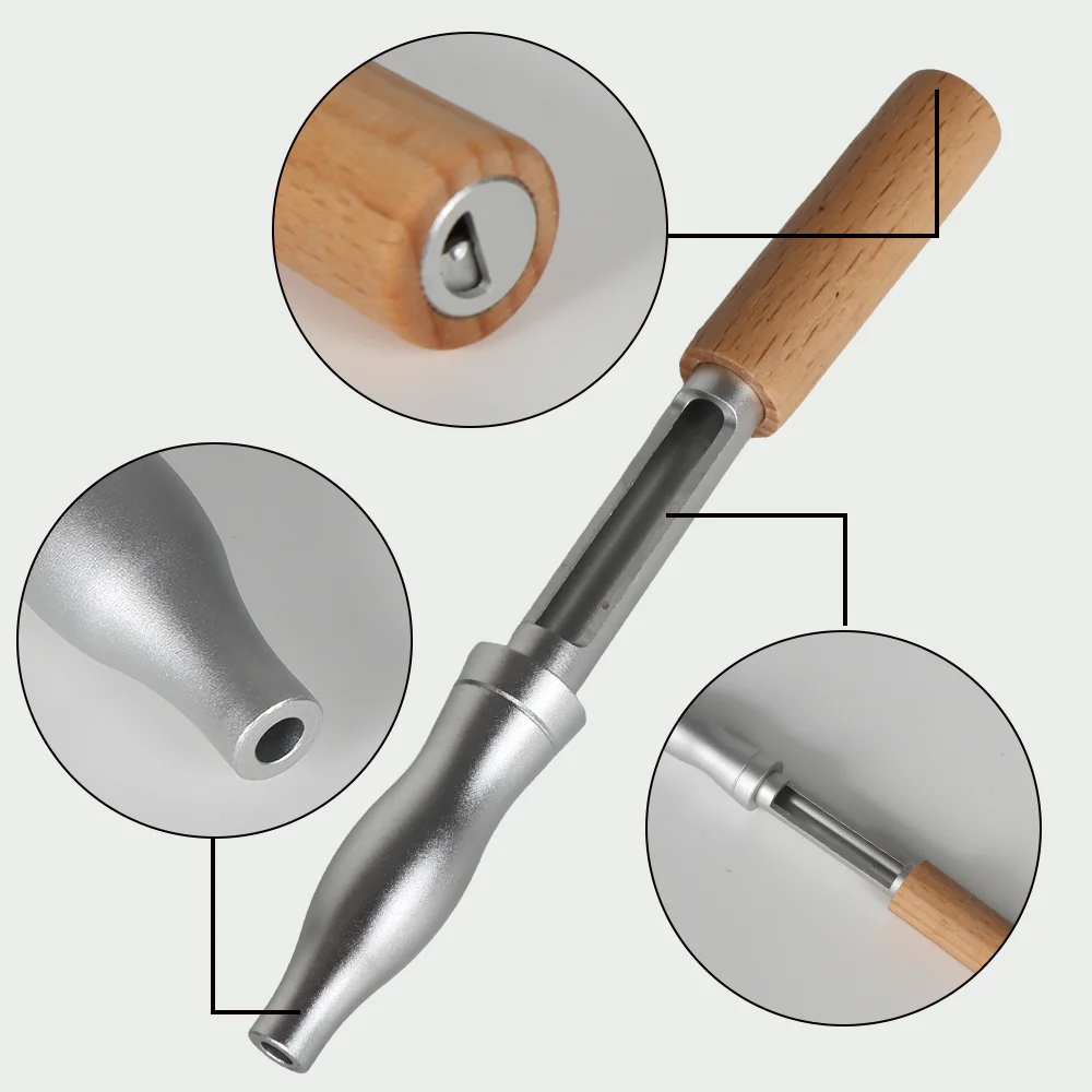 Quit Smoking Stick Natural Walnut Wood Inhaler
