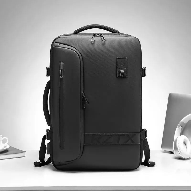 Multi functional airbag shock-absorbing computer backpack 17.3 inches 16 inches men's large capacity vacuum storage business tra