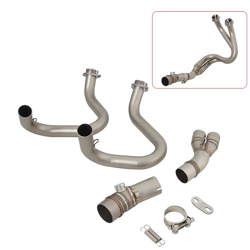 For Kawasaki ER6N ER6F Versys 650 Z650 Ninja650 2012 - 2023 Motorcycle Exhaust Escape Modify 51MM Front Middle Link Pipe Muffler - Image 2