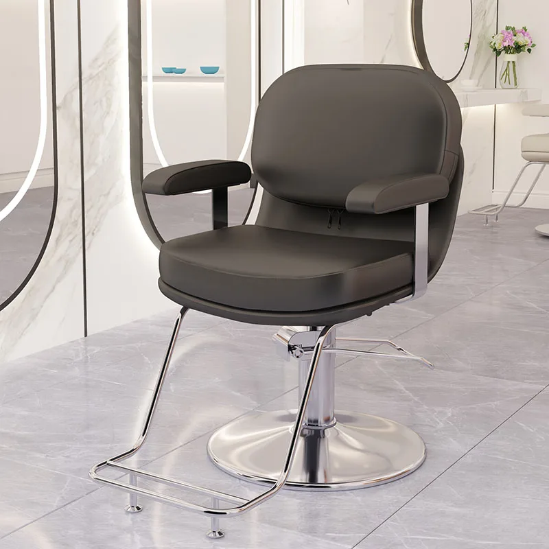 Luxury Cosmetic Barber Chairs Hairdresser Stool Manicure Beauty Barber Chairs Aesthetic Silla De Barberia Barber Furniture comfort simplicity barber chairs adjustable workshop stool hairdresser barber chairs luxury silla de barbero furniture qf50bc