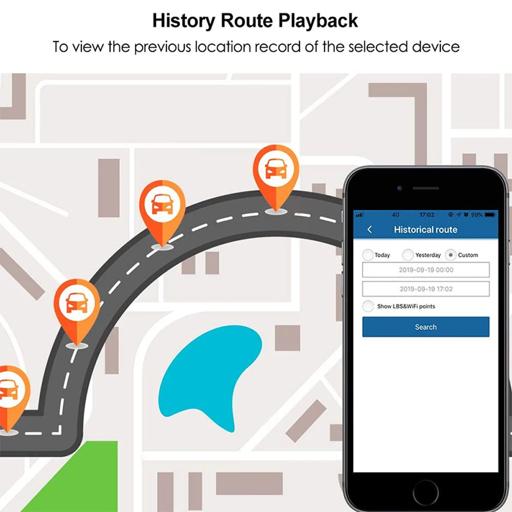 TKSTAR Mini Car 2G/4G GPS Tracker Remotely Cut Off Oil GPS Tracker Car TK806 Locator Motorcycle Realtime ACC Alert Free APP