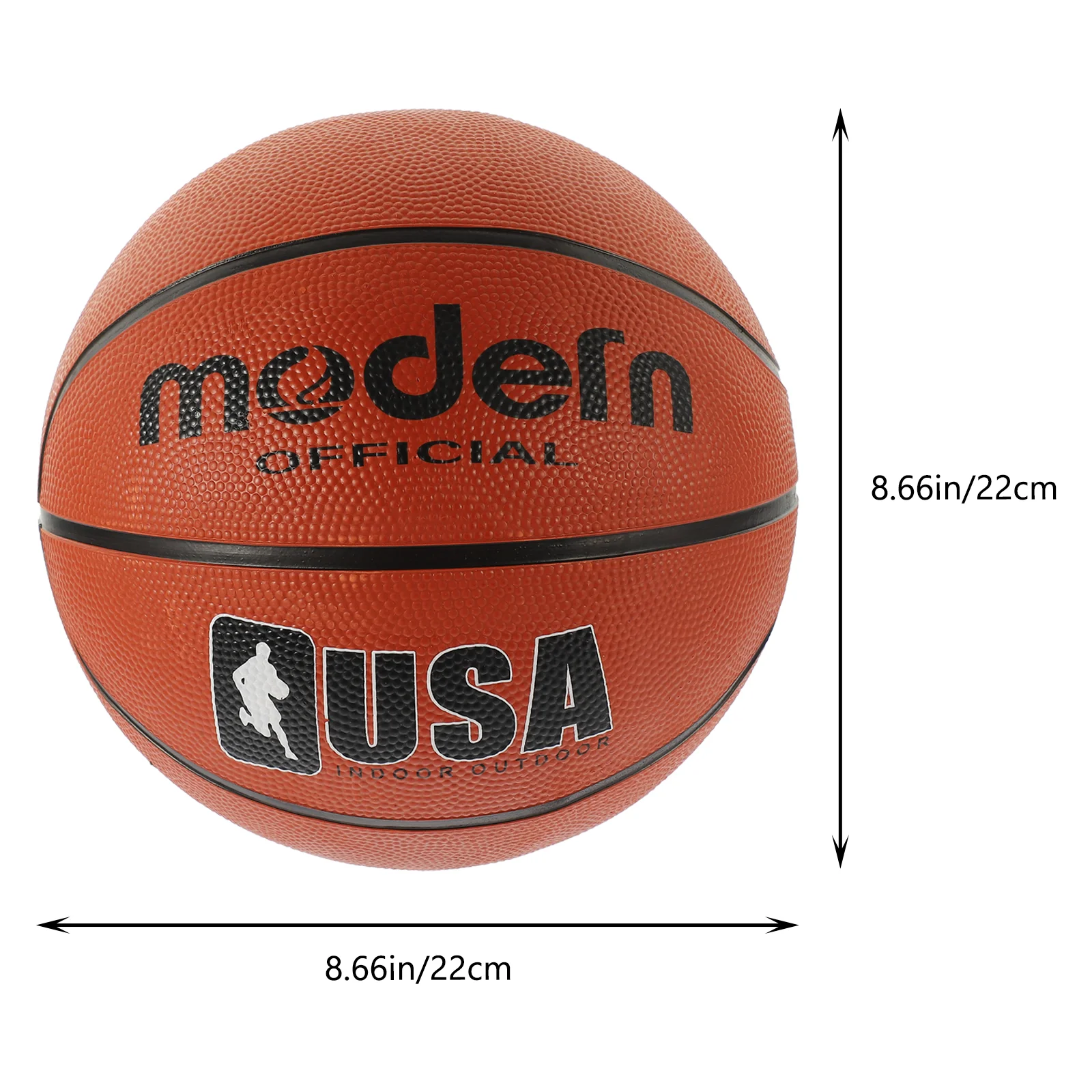 Standard Basketball Ball Durable Rubber Basketball for Teens Outdoor Training Games Youth No. 5 Pattern Random 1PC basketball balls