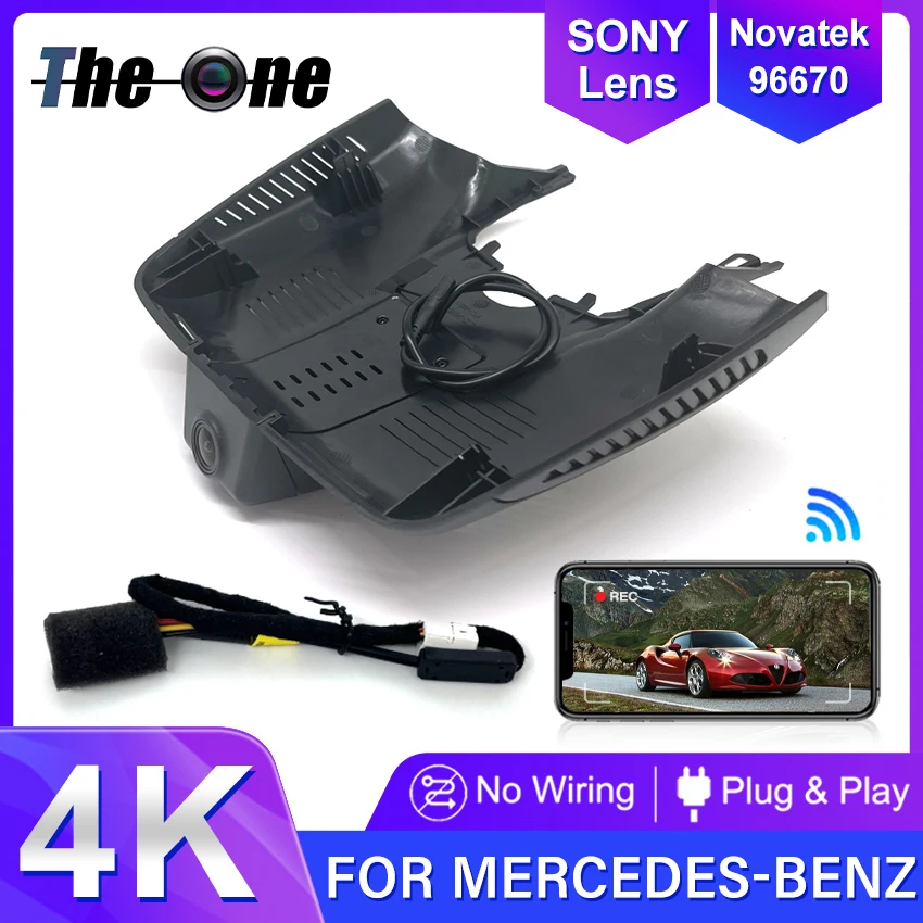 4K Dash Cam Per Mercedes-Benz Serie E E200 Dashcam Convertibile Per Mb E200 Convertible 2019 2018 Fotocamera Dvr Per Auto, Accessori Per Auto