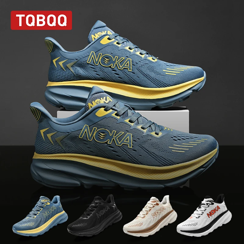 حذاء جري رجالي ذو وسادة هوائية من الكربون يسمح بمر...