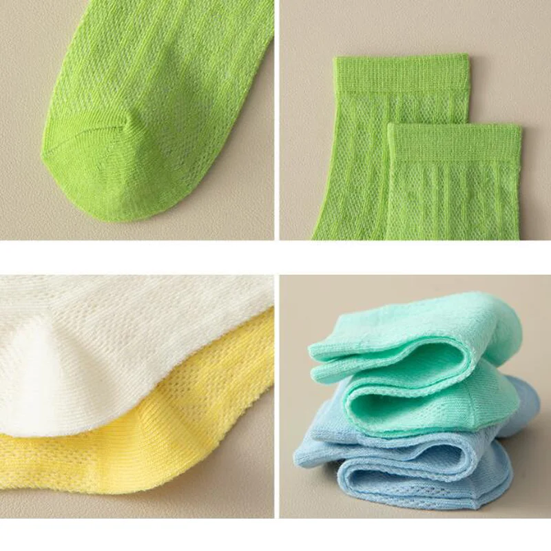 5Pair/lot New Summer Thin Children's Socks 3