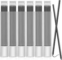 36PCS 2.8mm Carpenter Pencil Lead Refills Solid Deep Hole Construction Pencil Replacements Long Lasting Pencil Refill Black 1
