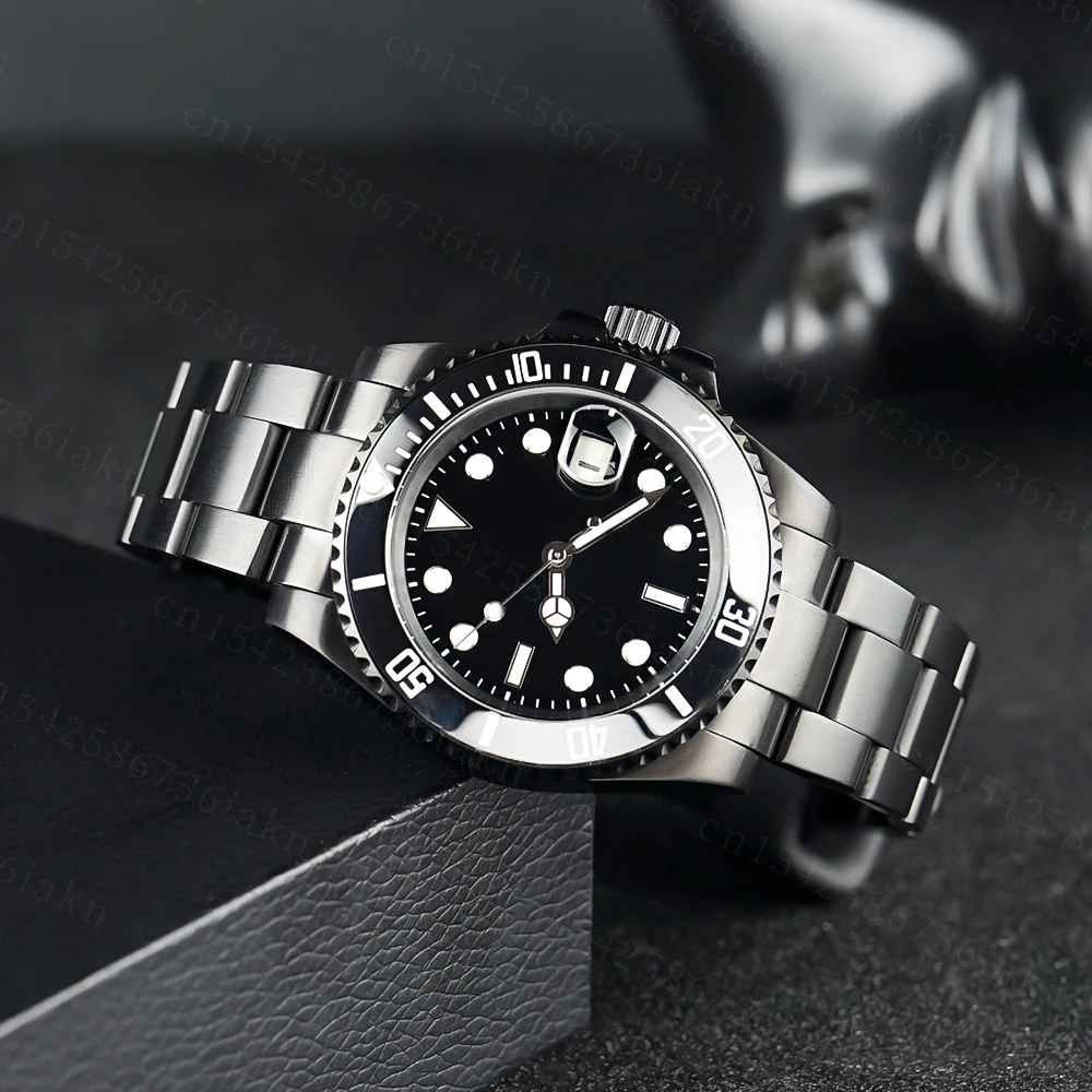 2022 Fashion New 40mm Men's Leisure Sports Sapphire Mirror Stainless Steel Material Waterproof Automatic Mechanical Watch