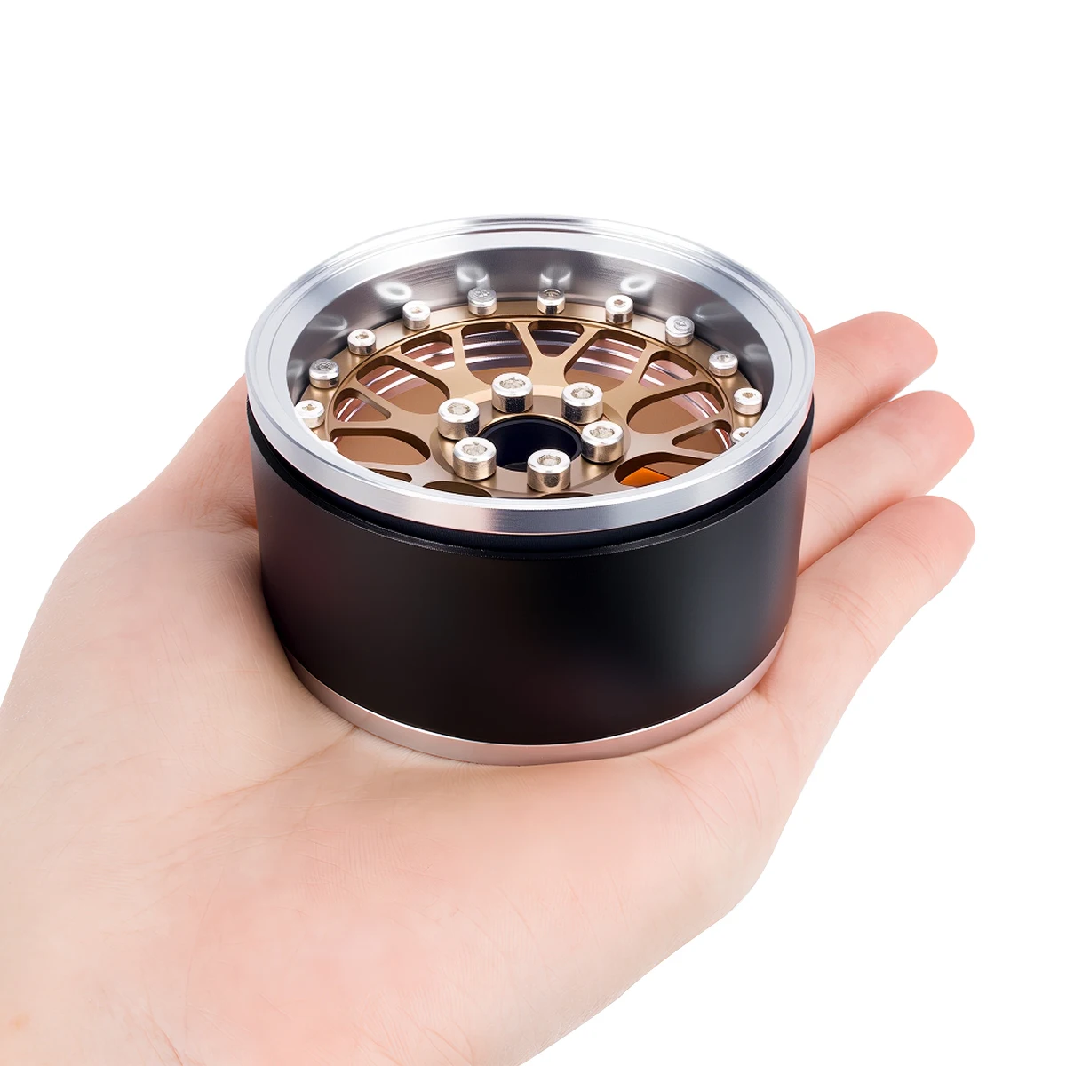 4個入り アルミ合金製 2.2インチ ビードロックホイール、1/10 RC