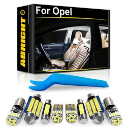 Car LED Interior Lights Canbus For Opel Vectra Astra H J K Corsa C D E Agila Meriva Insignia A B Crossland Grandland Mokka X