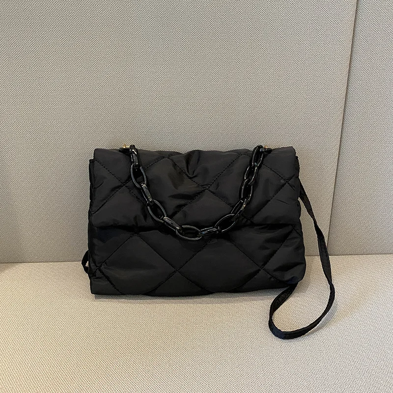 Bag One Shoulder Capacity Large Nylon Fabric Crossbody Handbags For Women Casual High-Quality Messenger Luxury Multicolored Y2k