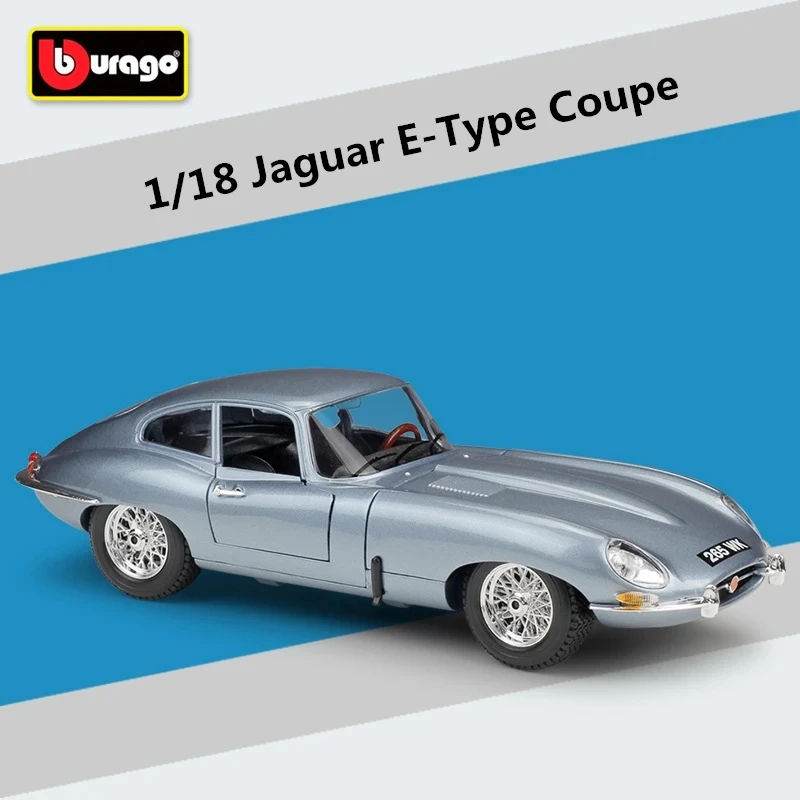 

Bburago 1:18 Jaguar E-Type Coupe Alloy Sports Car Model Diecast Metal Toy Vehicles Car Model Simulation Collection Children Gift