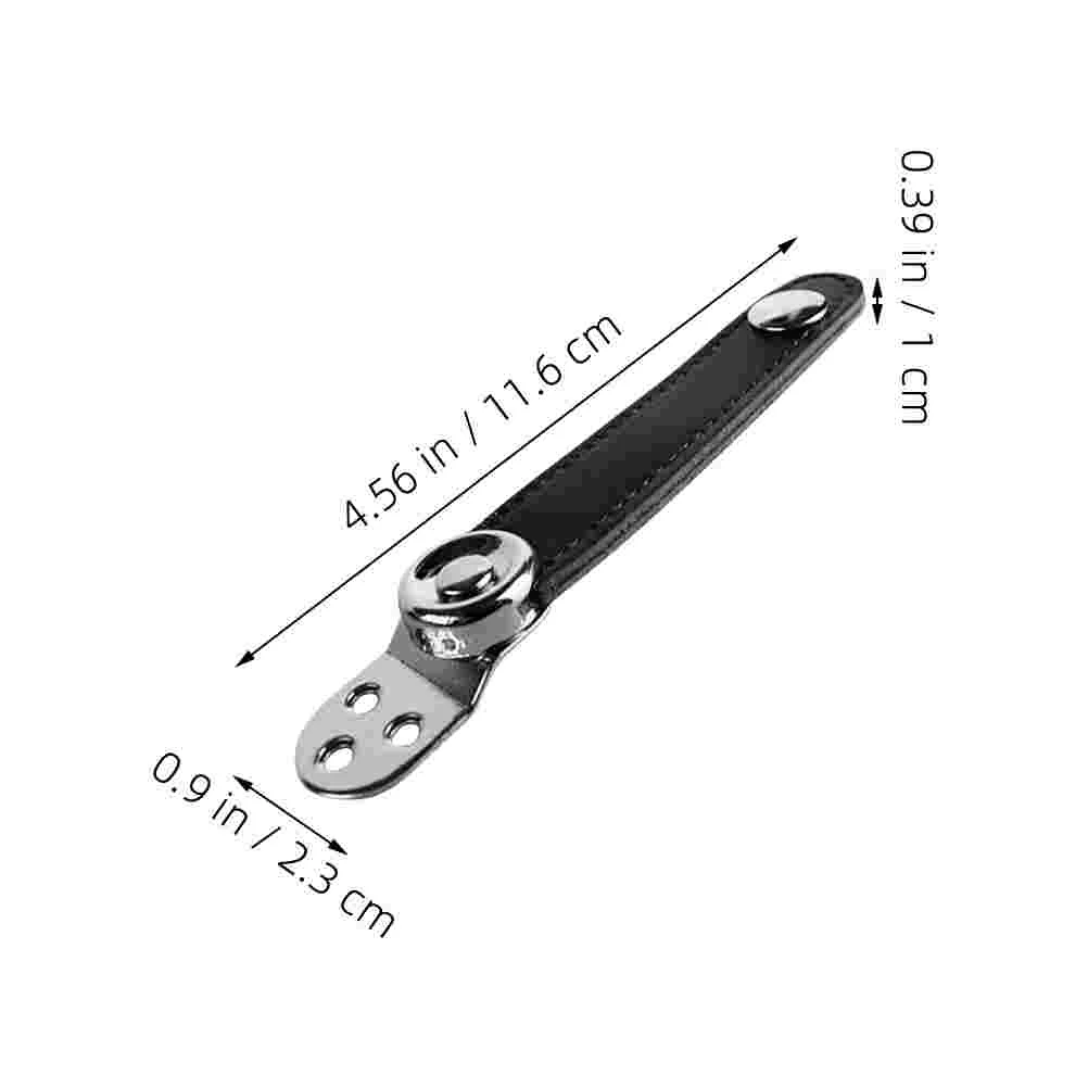 2 Pcs Double Layer Metal Connection Accordion Buckle Universal Belt Bass Straps Harness for Musical Instruments