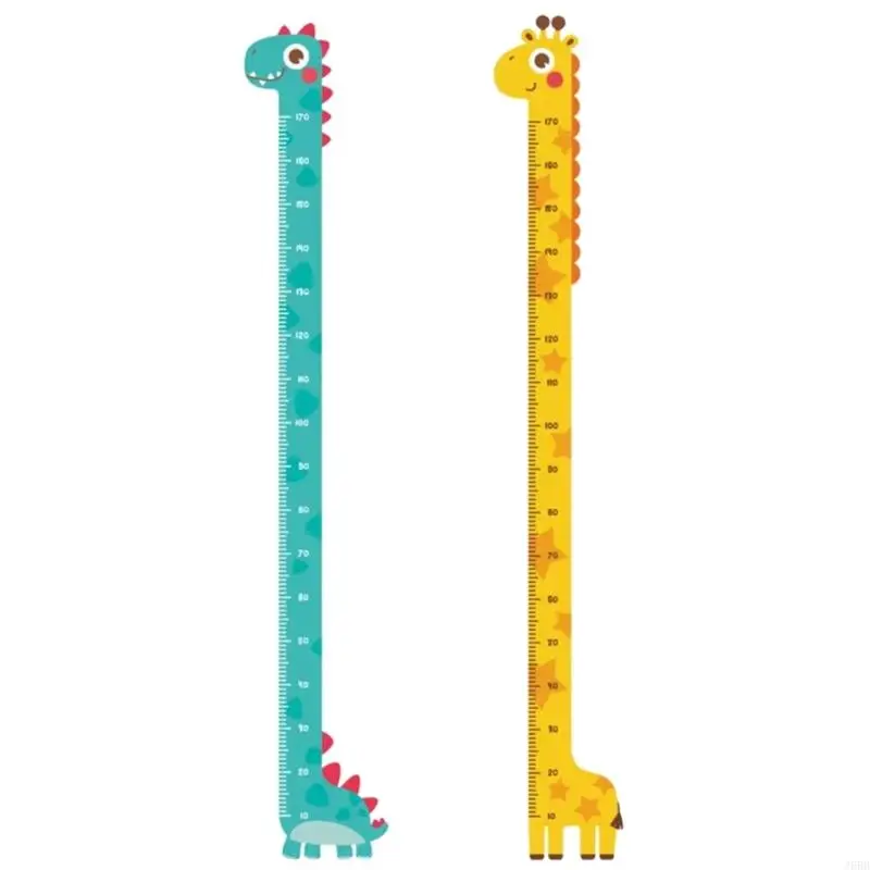 J6BB Height Growth Sticker Kids Room Measuring Ruler Decal for Children Decor
