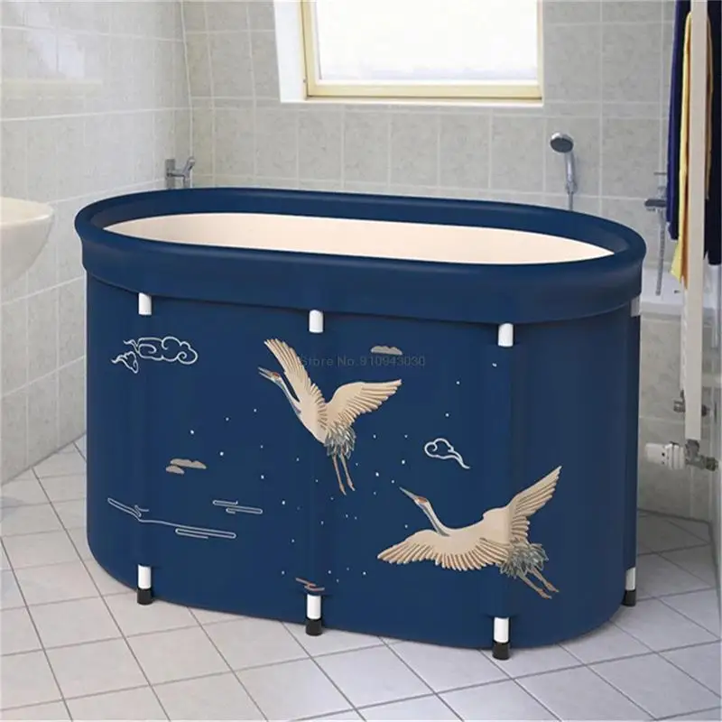 

Household Portable Bathtub, Foldable Large Adult Bathtub, Baby Swimming Pool Insulation, Independent Family SPA Bath Bucket