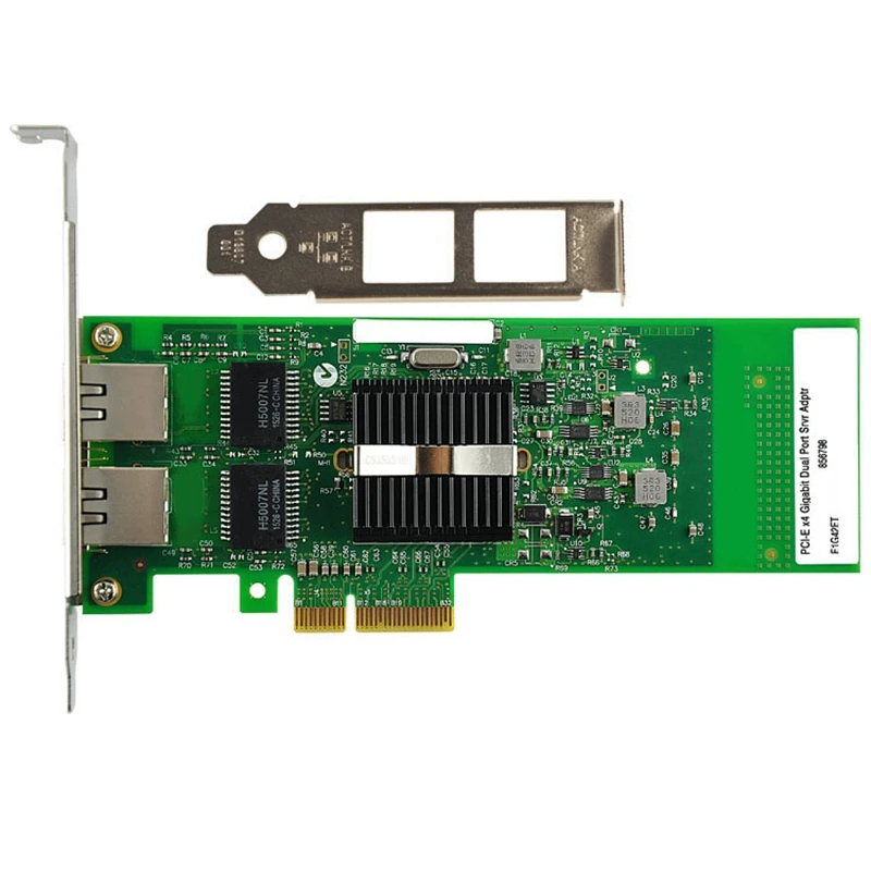 

E1G42ET PCI-Ex4 Gigabit Dual Port Серверная сетевая карта 82576EB/GB чип сетевая карта запасные части Аксессуары