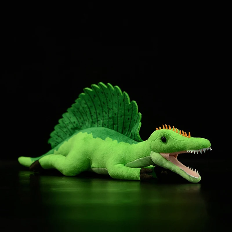 

Новинка, мягкая плюшевая игрушка Spinosaurus, Реалистичная супермягкая Имитация Динозавра, игрушка-животное, модель куклы для детей, подарки на день рождения, 45 см