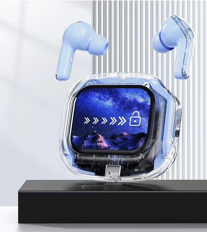 AI translation earbuds with touchscreen and real-time language translation