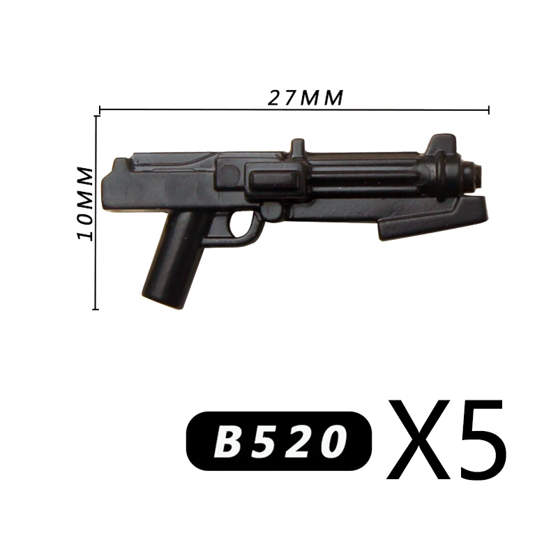 Military Building Blocks: Star Movie Character Soldier Figures with Weapon Accessories
