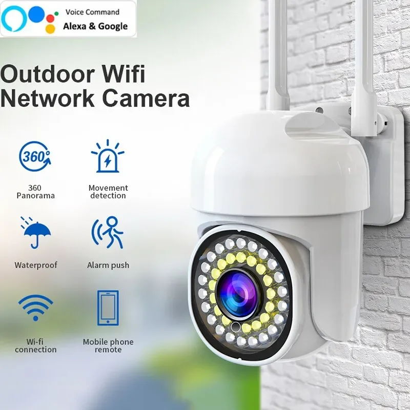 Tapo 1080P Outdoor Wired Pan/Tilt Security Wi-Fi Camera, 360° View, Motion  Tracking, Works with Alexa & Google Home, Night Vision, Free AI Detection