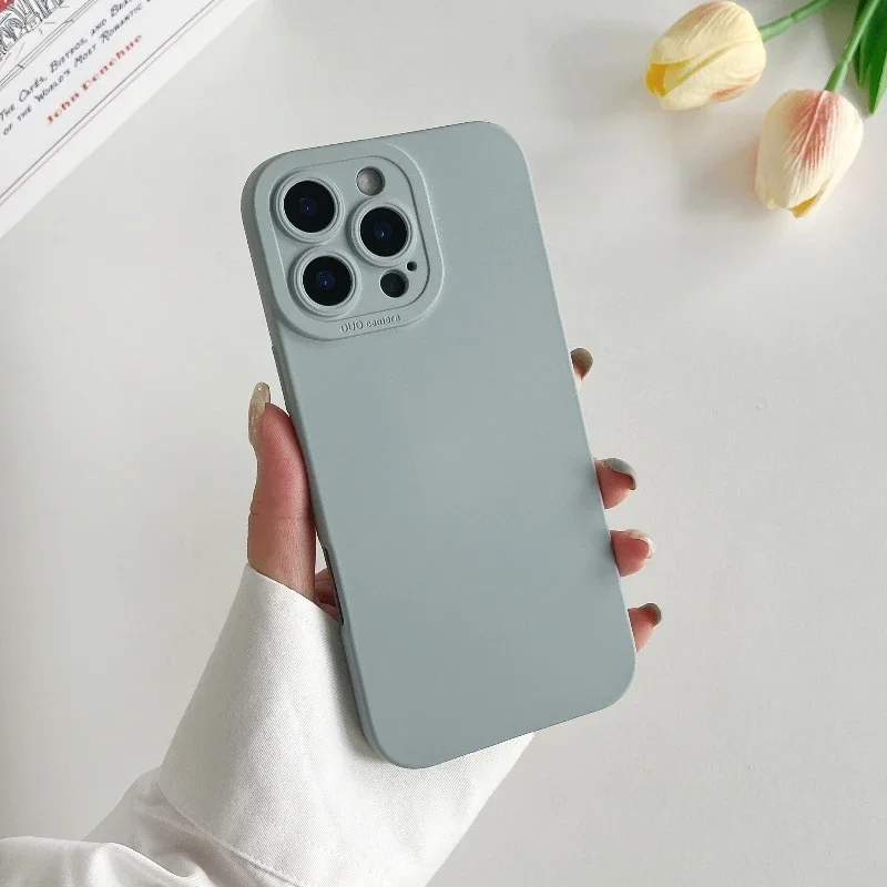 Silicone Shockproof Luxury Bumper Soft Phone Case with All-Inclusive Cover