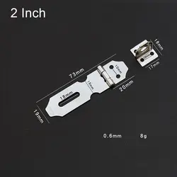 Durable Anti - Theft Stainless Steel Door Lock and Latch System (2 Inch)