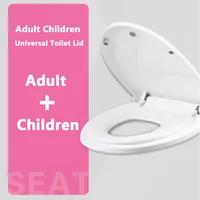 Universal Child Adult Toilet Seat Cover Children's Potty Training Cover Prevent Falling Toilet Lid Kids PP Double Layer Baby Pot 2