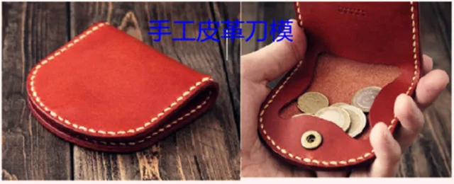

2019 Japan Steel Blade Rule Die Cut Steel Punch Coin Bag Cutting Mold Wood Dies for Leather Cutter for Leather Crafts 70x70mm