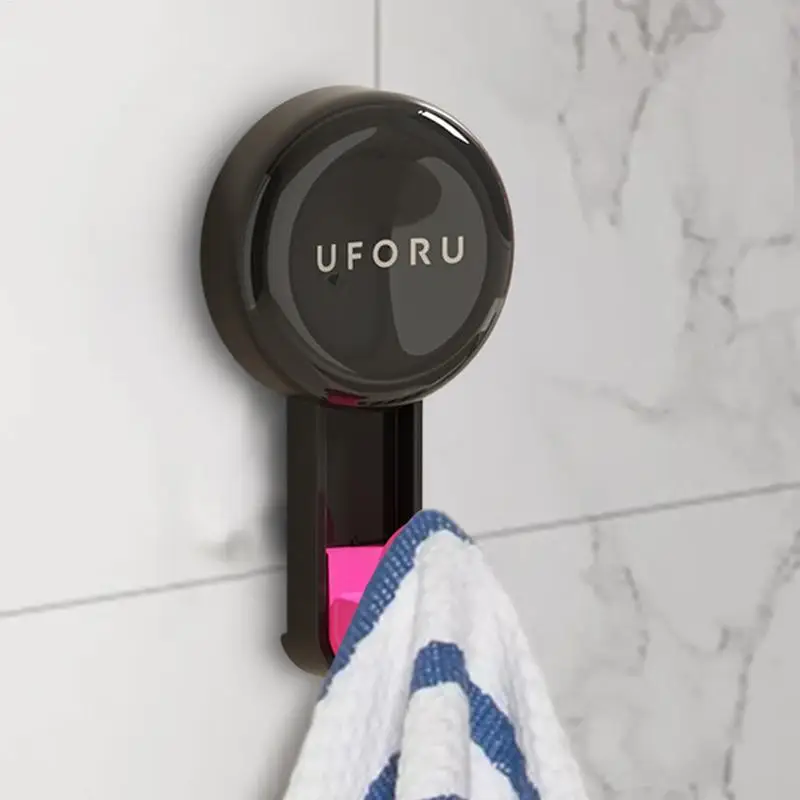 Strong Suction Cup Hooks 2X Loofah Holder Strong Bath Robe Hook Holder Waterproof Heavy Duty For Shower Bathroom Glass Door