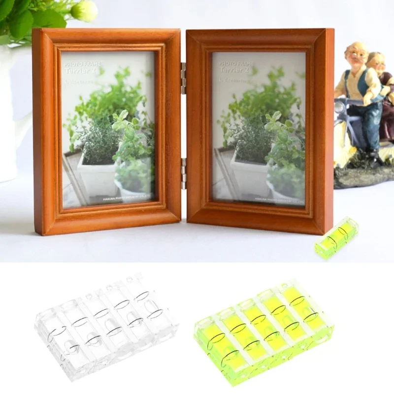 Level Gauge 29mm x 10mm Square Level Mini Spirit Levelling Bubble Small Levels 5 Pieces