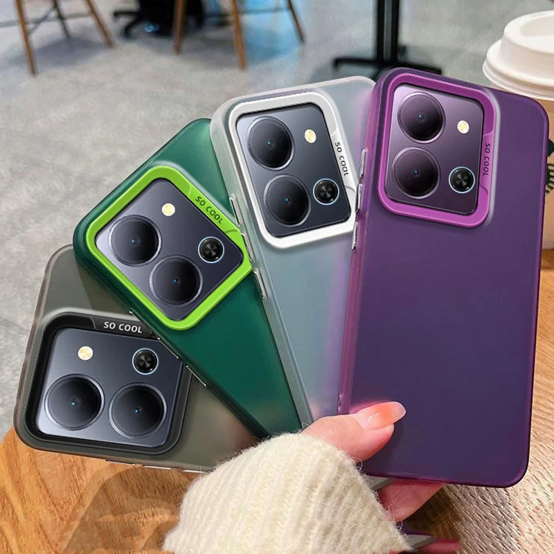 Luxury Metallic Aurora Matte Phone Case Cover