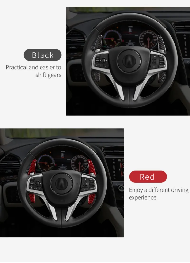 T-carbon Shift Paddle Shifter For Honda Spirior Acura RDX Carbon Fiber Paddle Shift