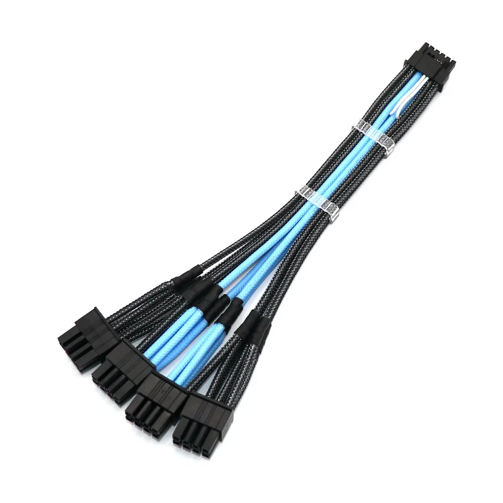 para Peças Cpu Macho 8pin Atx 16awg 5.0 Cabo Modular Fonte de Alimentação para Corsair Modelo de Psu Antecec Rtx4090ti 4090 12vhpwr 12 Mais 4pin - Imagem 5