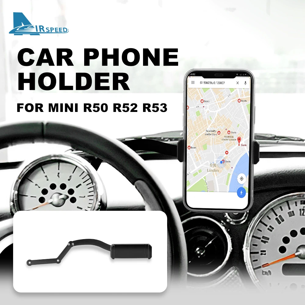 BMW 미니 쿠퍼 R50 R52 R53 핸드폰 홀더 자동차 휴대 전화 마운트 홀더 스타일링 브래킷 액세서리 장식