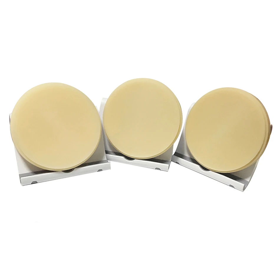 DENXY 1 Stück Dental-PMMA-SCHEIBE A1 A2 A3 CAD/CAM Fräsharzscheibe Zahnarztmaterial für die Herstellung temporärer Brückenrestaurationen – Detail 4