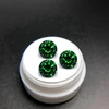 Brilliant Natural AAAAA+ Emerald 10.0mm 6.50Carat Round Cut Gemstones Sri-Lanka VVS Gem 5