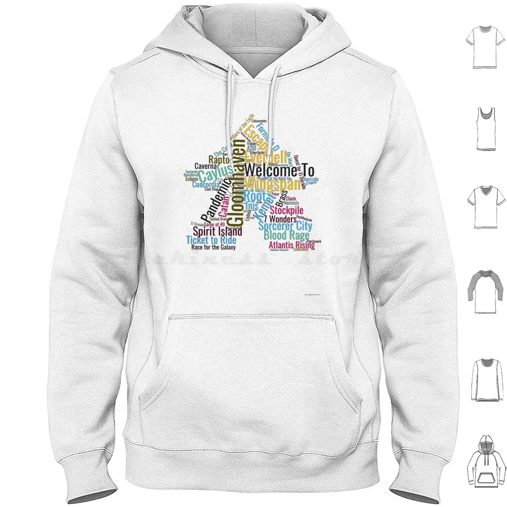 Meeple Art For Board Gamers-Gloomparadise, Felpe Con Cappuccio Manica Lunga Meeple Art Giochi Da Tavolo Globomparadise Board Gamer Meeple