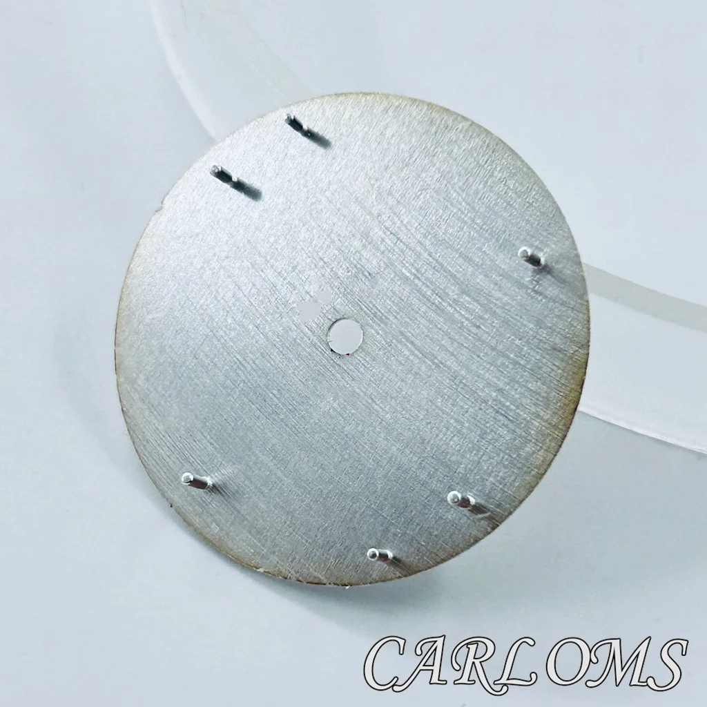 29mm Matte Black/Blue/White Watch Dial Without Logo
