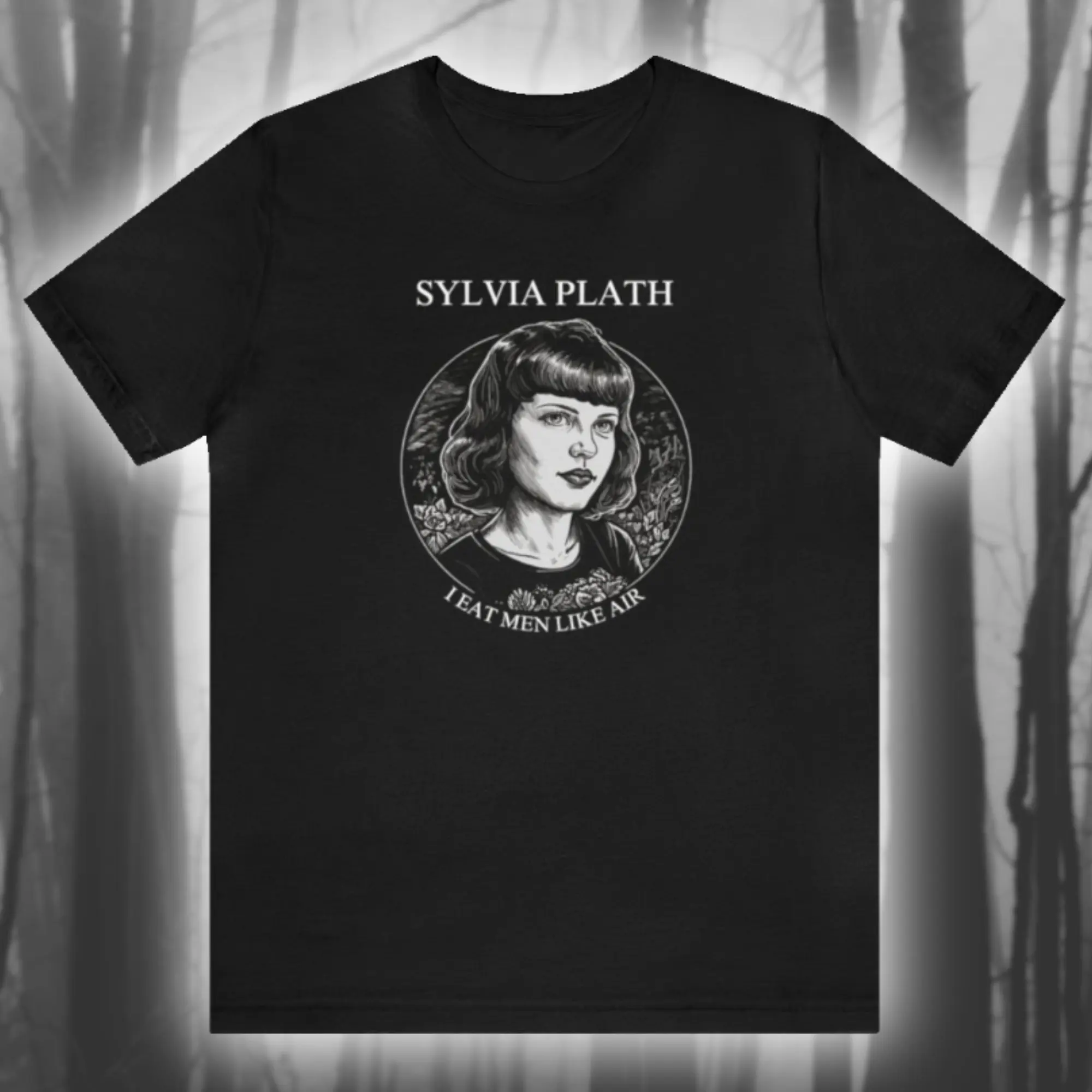 

Рубашка Sylvia Plath I Eat Men, как воздушная футболка, подарок для