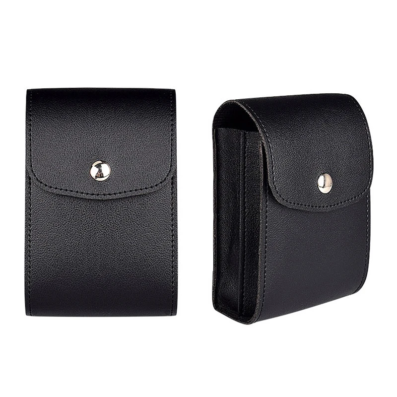 PU Leather Portable Case for Mobile Charger Earphone USB Data Cable Bag Travel Mouse Cable Electronic Accessories Storage Pouch