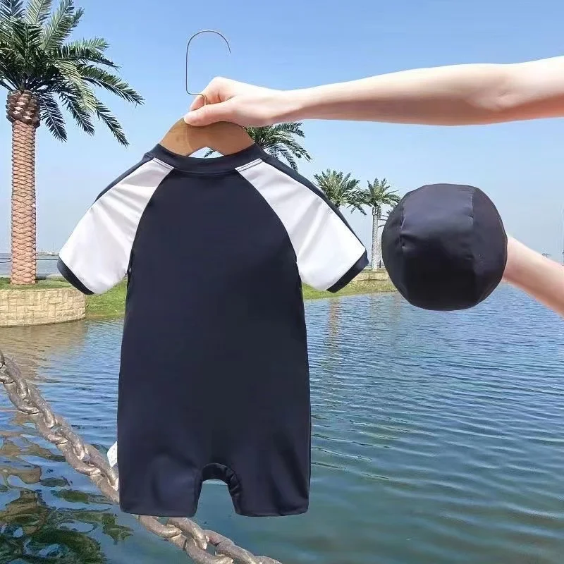 One-Piece Swimsuit for Boys, Swimming Wear, Holiday Wear, Beach Swimming Pool Suits, High Quality