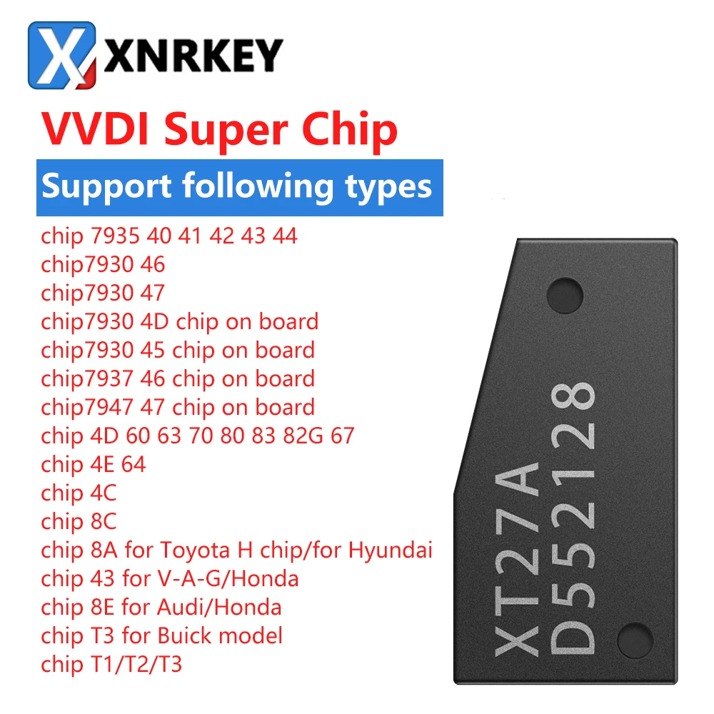 Xhorse VVDI Super Chip for ID46/40/43/4D/8C/8A/T1/T2/T3/ for VVDI2 VVDI Key Tool/Mini Key Tool