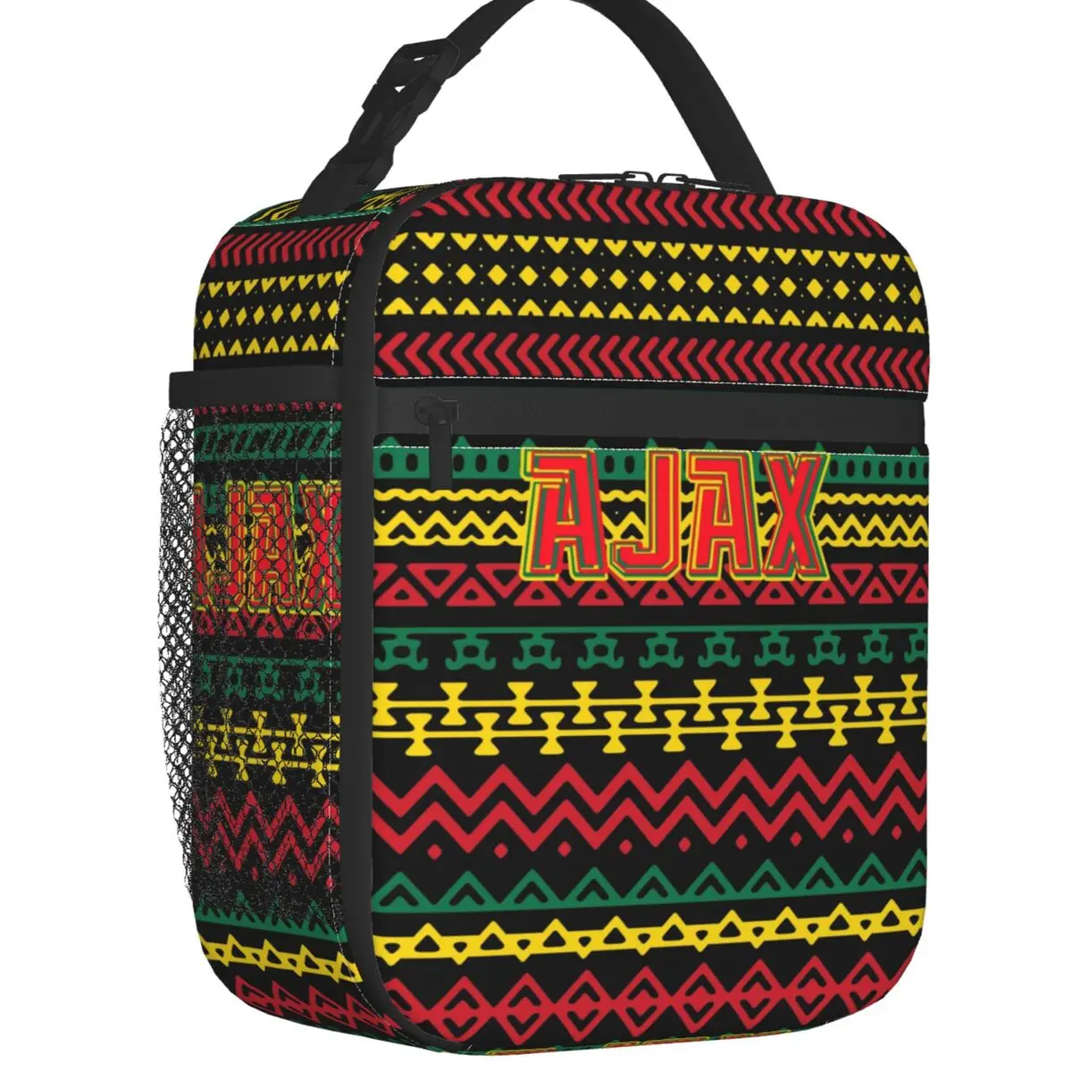 Ajax Bob Marley Soccer Insulated Lunch Bags For Women Three Birds Portable Thermal Cooler Bento Box Work School Travel