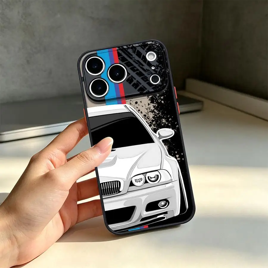 Sports Car Logo Phone Case with Dynamic Power Design