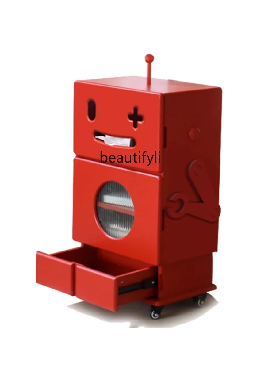 

Sofa Side Cabinet Modern Side Cabinet Side Table Storage Bedside Table Creative Art Display Cabinet