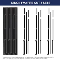 eTone Self Adhesive Light Proof Camera Seal Foam Sponge Custom Repair Kits Accessories for Nikon FE FM FE2 FM2 FM2N FM2T - Image 3