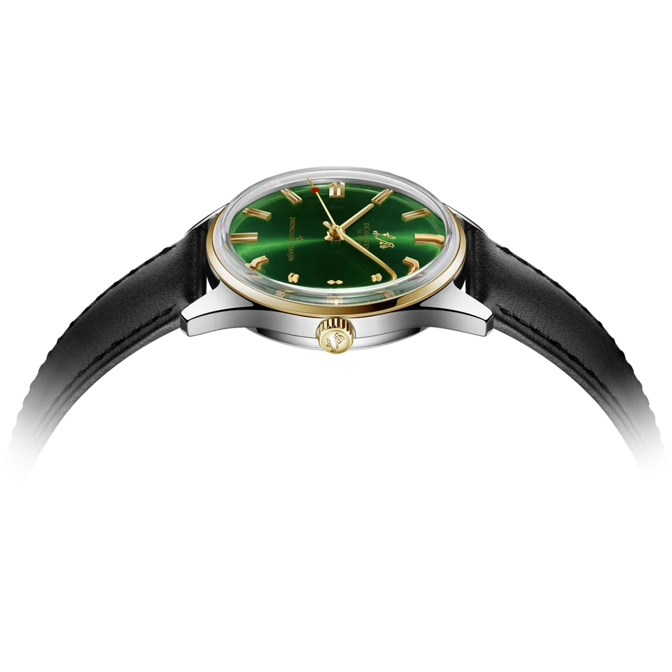 SEA-GULL 2021 nuovo orologio automatico da uomo Seagull replica Dongfeng Classic serie di riproduzione orologi meccanici (verde), cinturino
