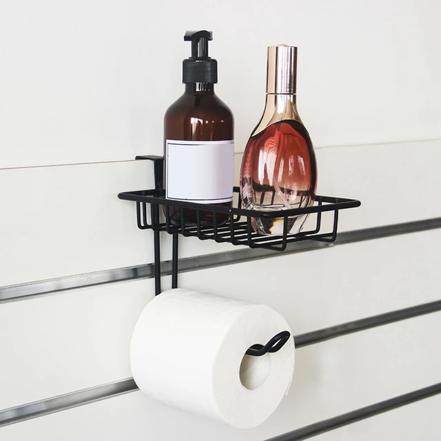 Toilet Paper Holder Over The Tank Tissue Roll Holder Hanging Over Bathroom  Cabinet Door Shelf Storage Mega Rolls/Phone - AliExpress