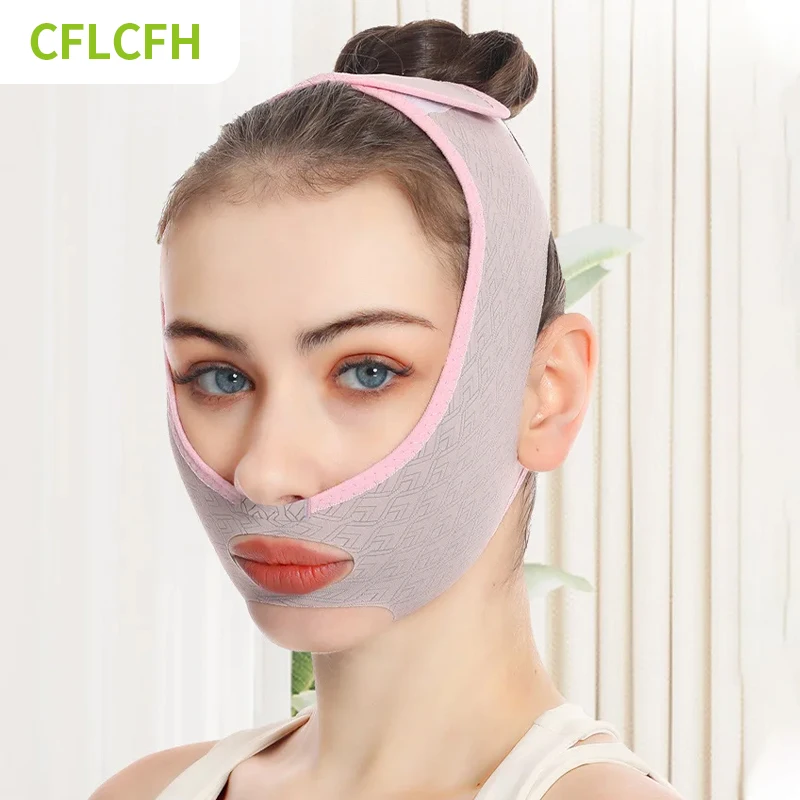 

Face Lifting Firming Device Facial Slimming Bandage V Shaper Line Mask Chin Cheek Delay Sagging Improve Double Beauty Health