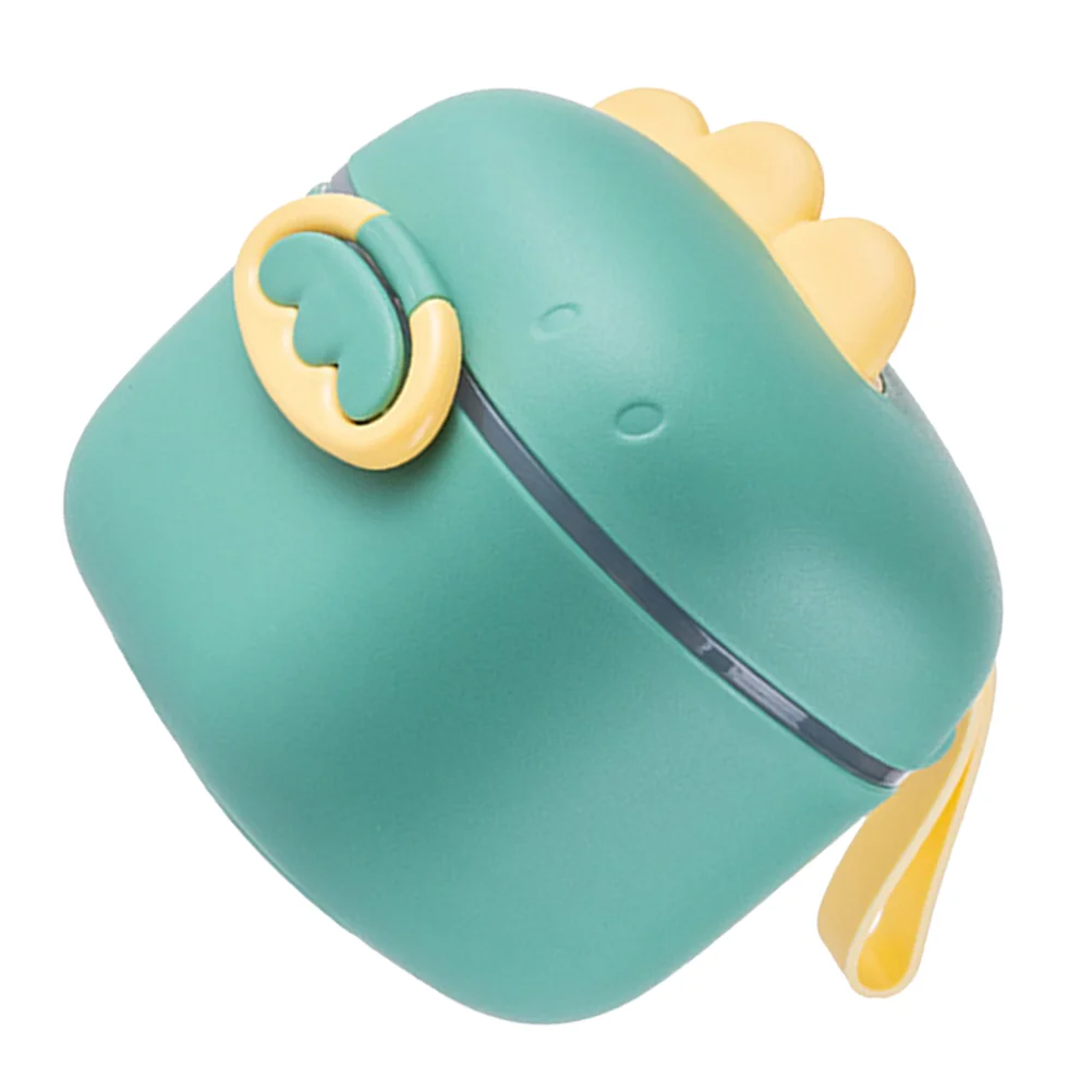 

Dispenser Powder Box Travel Box with Spoon Container Candy Fruit Box Snack Container Storage for Travel Outdoor Green