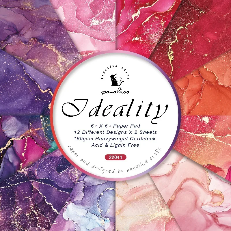 Description Picture 6 of item12 Sheets Various Styles of Decorative Paper Scrapbooking Handbook Diary Beautify Scrapbook Decoration Craft Background Paper